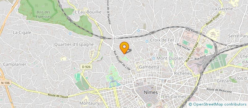 localisation de l'entreprise SC MELCHIO  NIMES