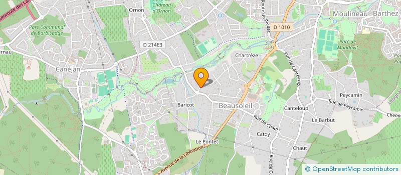 localisation de l'entreprise SC MENAGER  GRADIGNAN