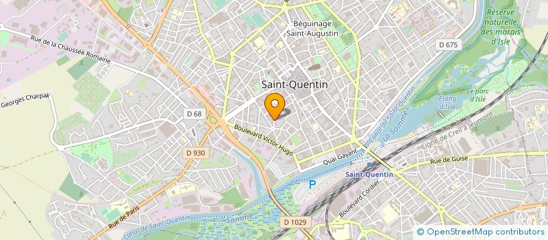 localisation de l'entreprise SC MESSAGER à SAINT-QUENTIN