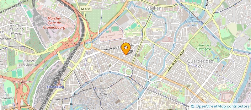 localisation de l'entreprise SC MF GESTION à STRASBOURG
