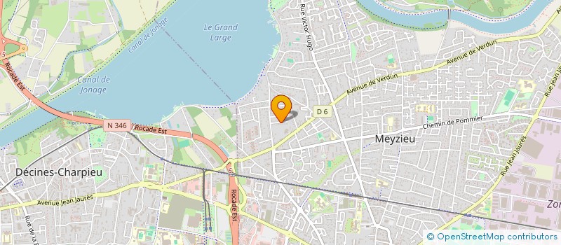 localisation de l'entreprise SC MFS INVESTISSEMENT ET PATRIMOINE  MEYZIEU