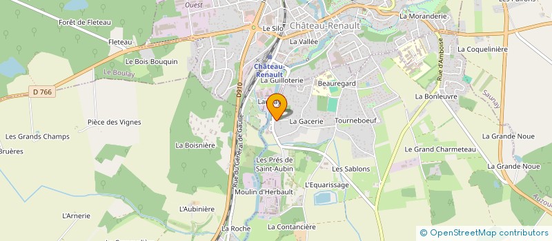 localisation de l'entreprise SC MGMESLAY  AUZOUER-EN-TOURAINE