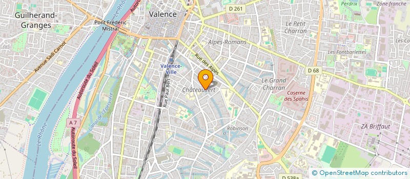 localisation de l'entreprise SC MICA  VALENCE