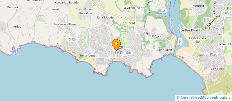 localisation de l'entreprise SC MICHEL  CLOHARS-CARNOET