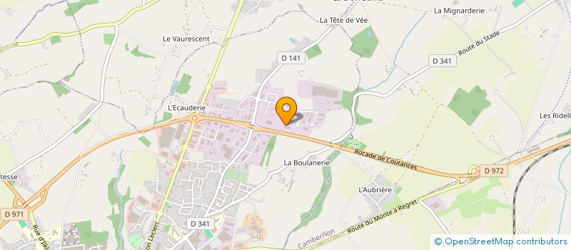 localisation de l'entreprise SC MICHEL ET ASSOCIES  COUTANCES