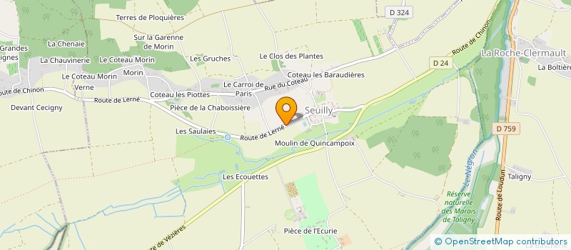 localisation de l'entreprise SC MICHEL ET SANDRINE AUBERT  SEUILLY