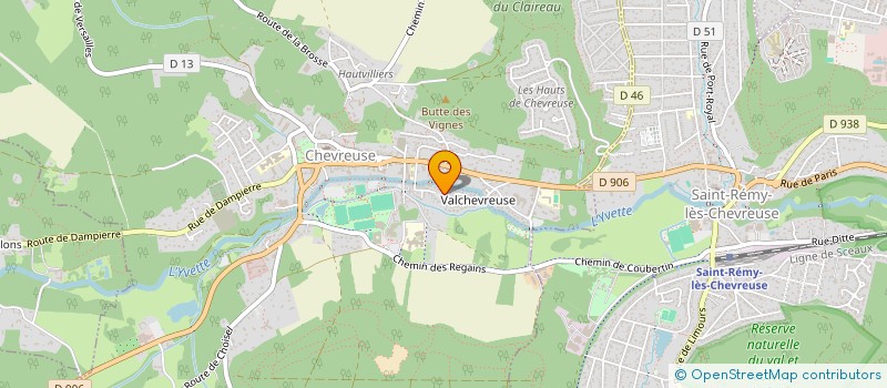 localisation de l'entreprise SC MIGNON  CHEVREUSE