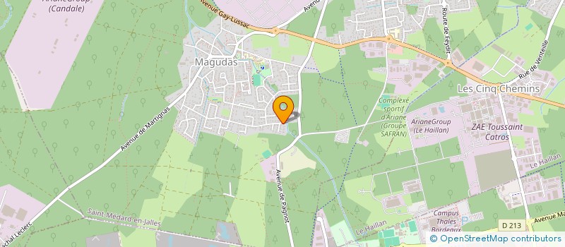 localisation de l'entreprise SC MIRABEAU  SAINT-MEDARD-EN-JALLES