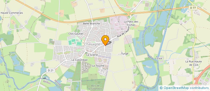 localisation de l'entreprise SC MISTRAL  CHAVAGNE