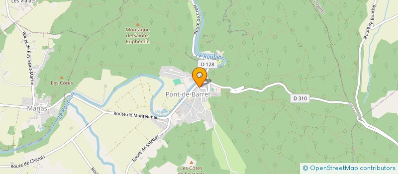 localisation de l'entreprise SC MJM  PONT-DE-BARRET