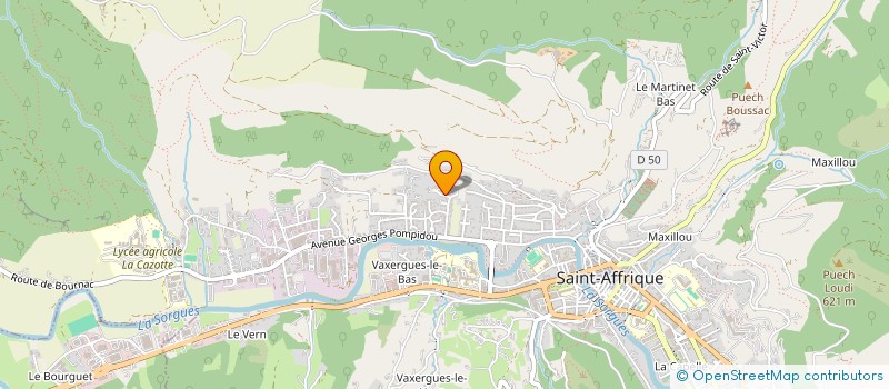 localisation de l'entreprise SC MJSN  SAINT-AFFRIQUE