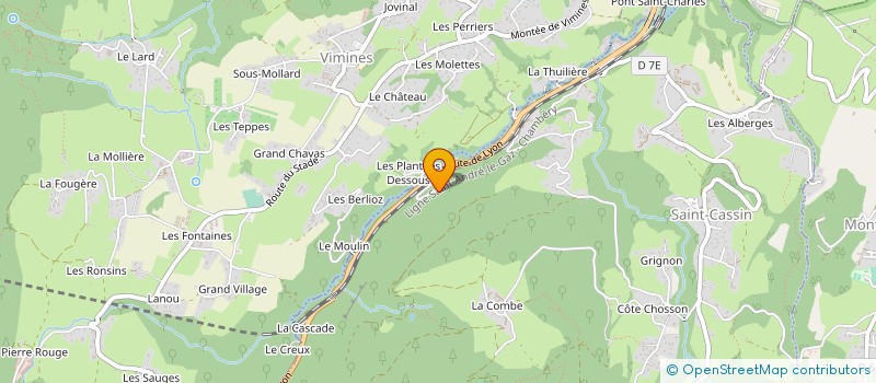 localisation de l'entreprise SC MMI à SAINT-CASSIN