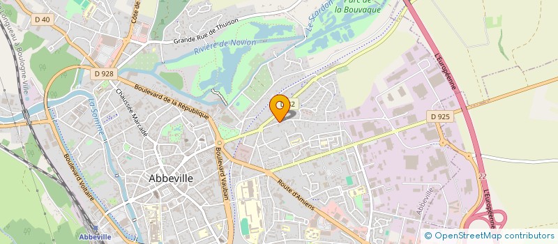 localisation de l'entreprise SC MODECO à ABBEVILLE