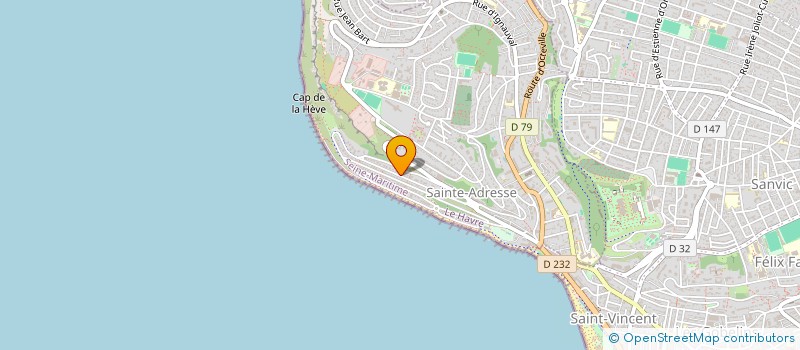 localisation de l'entreprise SC MOITEAUX PATRIMOINE INVEST 15  SAINTE-ADRESSE