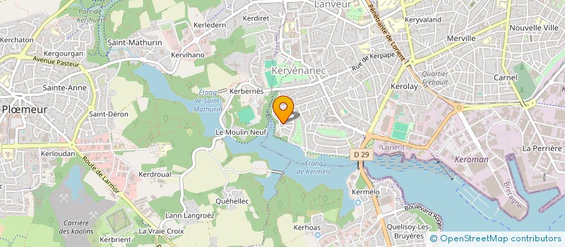 localisation de l'entreprise SC MONITHO  LORIENT