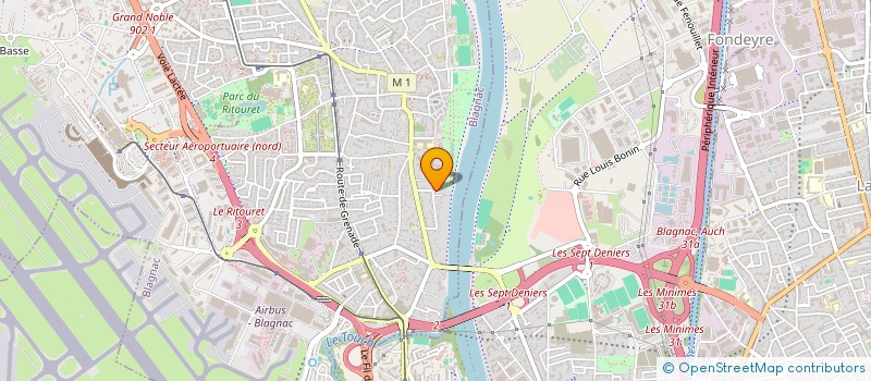 localisation de l'entreprise SC MONTAL  BLAGNAC