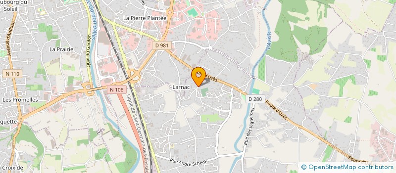 localisation de l'entreprise SC MONTEL CABANE  SAINT-HILAIRE-DE-BRETHMAS