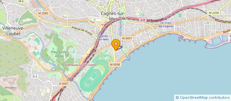 localisation de l'entreprise SC MONTMARTRE à CAGNES-SUR-MER