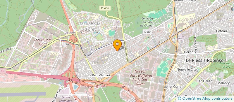 localisation de l'entreprise SC MOOREA à CLAMART