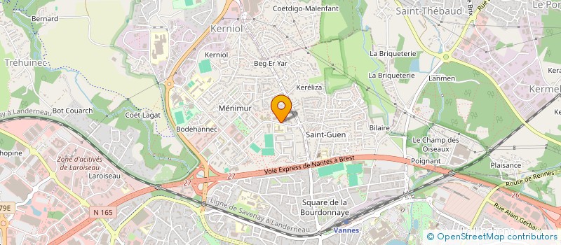 localisation de l'entreprise SC MORBIHAN HABITAT  VANNES