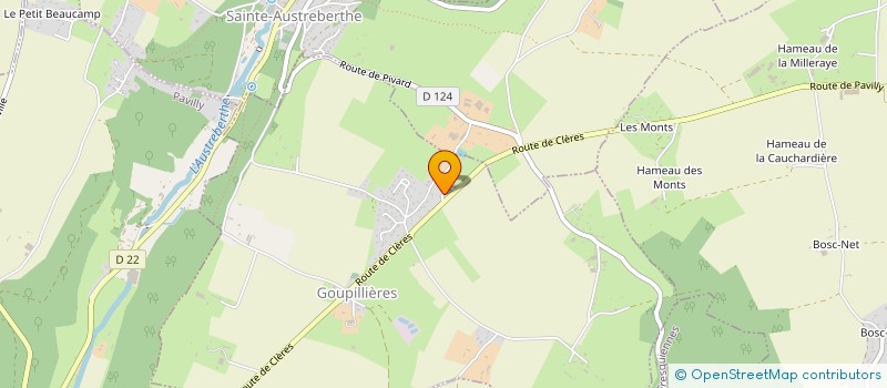 localisation de l'entreprise SC MOUSE  GOUPILLIERES