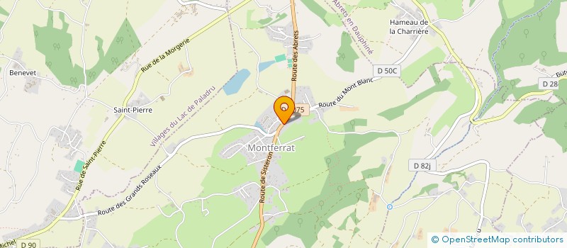 localisation de l'entreprise SC MVA  MONTFERRAT