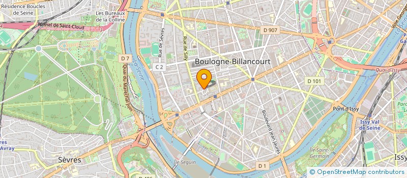 localisation de l'entreprise SC N ET HBH HAXO à BOULOGNE-BILLANCOURT