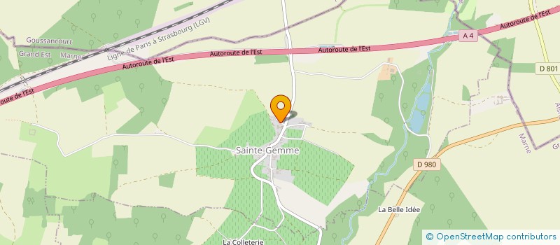 localisation de l'entreprise SC N'GEMECO  SAINTE-GEMME