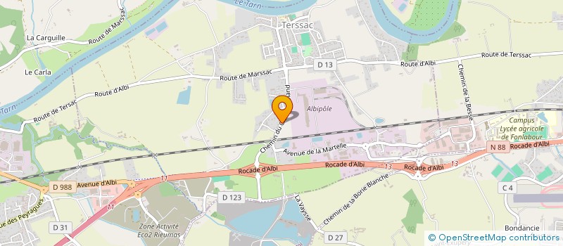 localisation de l'entreprise SC NACASI  TERSSAC