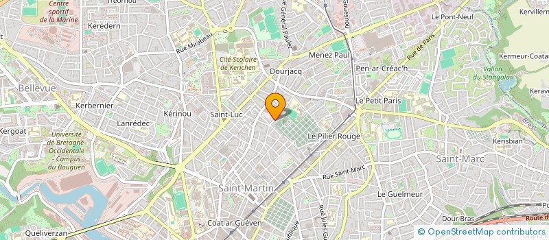 localisation de l'entreprise SC NAIRK à BREST
