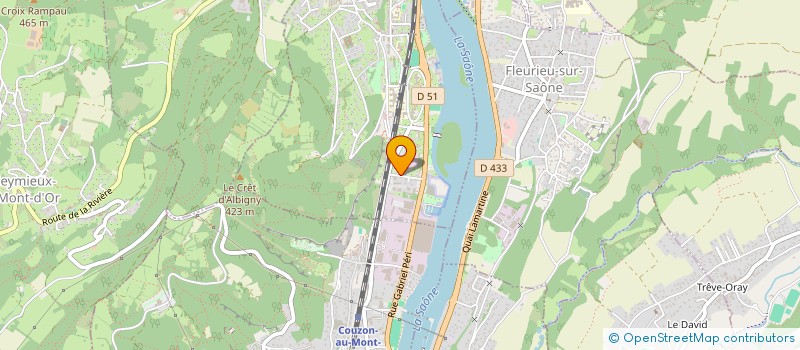 localisation de l'entreprise SC NANOU  ALBIGNY-SUR-SAONE