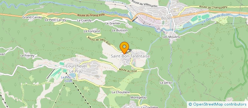 localisation de l'entreprise SC NATURBREIZ à COURCHEVEL