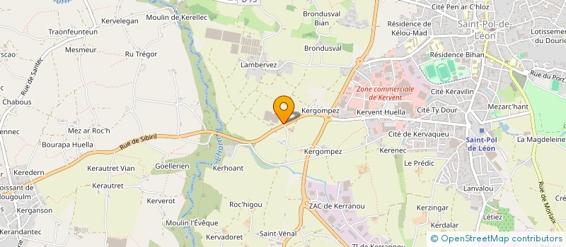 localisation de l'entreprise SC NATURE  SAINT-POL-DE-LEON