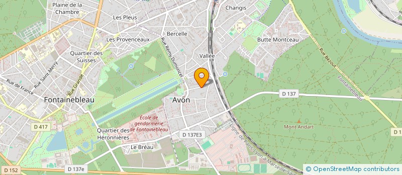 localisation de l'entreprise SC NCG  AVON