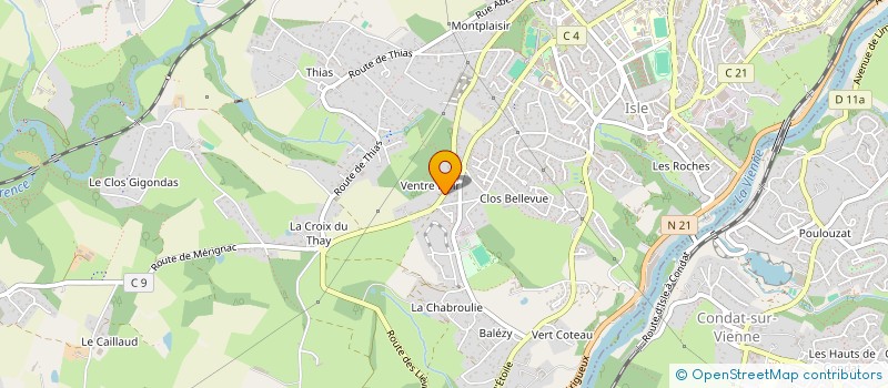 localisation de l'entreprise SC NEILLAT à ISLE