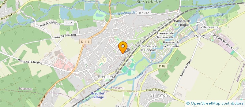 localisation de l'entreprise SC NEMS  BREUILLET