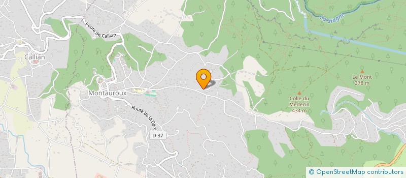 localisation de l'entreprise SC NIAOULI  MONTAUROUX