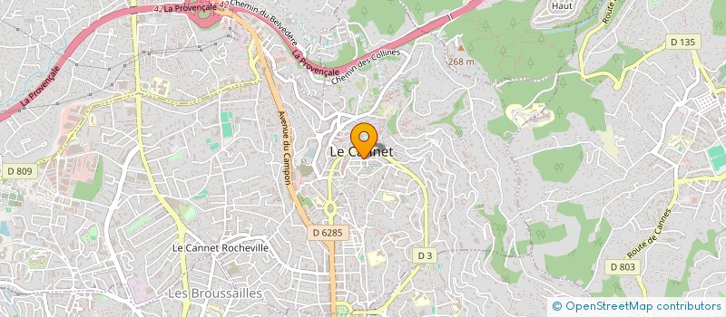localisation de l'entreprise SC NICOMAN à LE CANNET