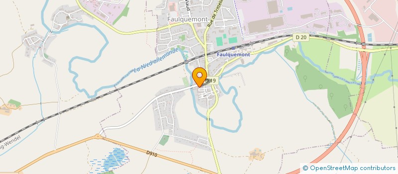 localisation de l'entreprise SC NIGEMA  FAULQUEMONT