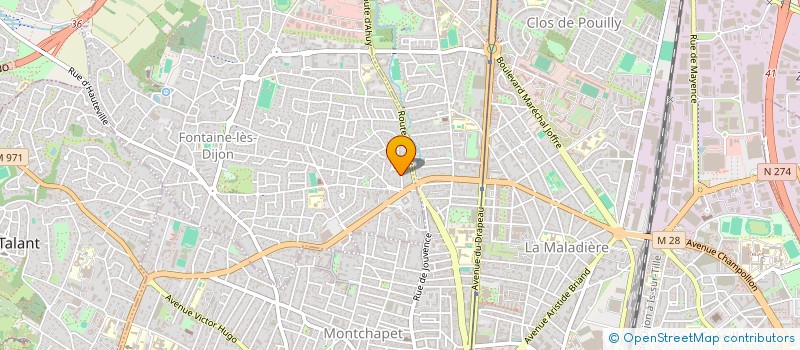 localisation de l'entreprise SC NIKKHO à DIJON