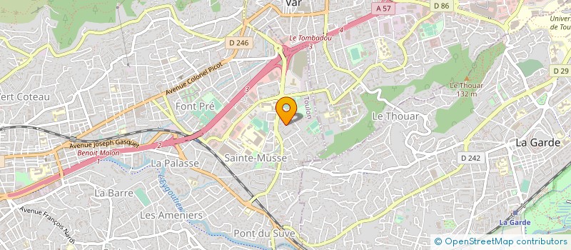 localisation de l'entreprise SC NOALYSE  TOULON