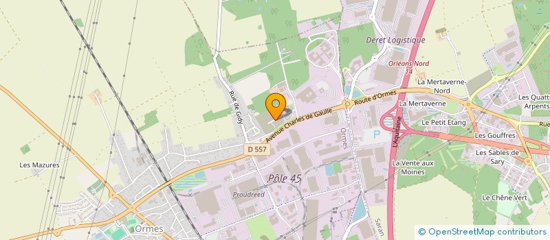 localisation de l'entreprise SC NOLINE à ORMES