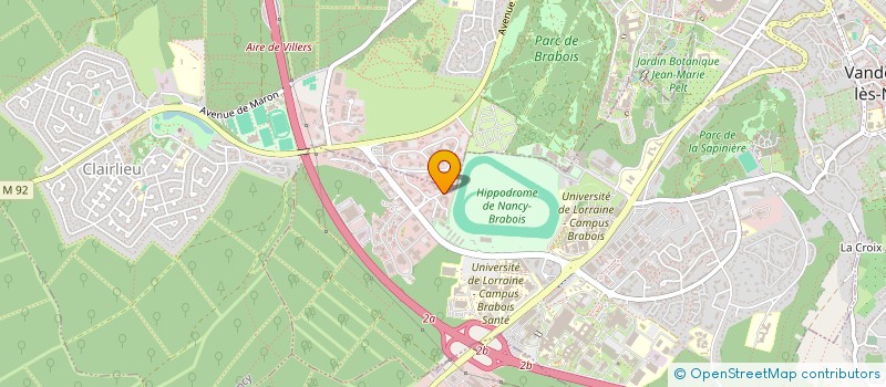 localisation de l'entreprise SC NOTHING ELSE  VANDUVRE-LES-NANCY