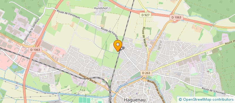 localisation de l'entreprise SC NRI  HAGUENAU