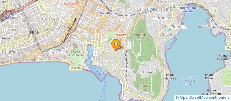 localisation de l'entreprise SC NSM  NICE