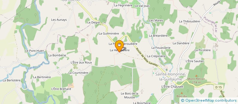 localisation de l'entreprise SC OCP à LA LANDE-DE-LOUGE