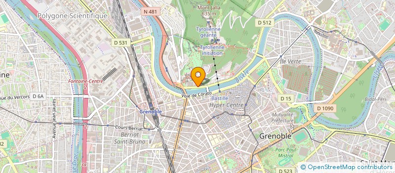 localisation de l'entreprise SC ODIER  GRENOBLE