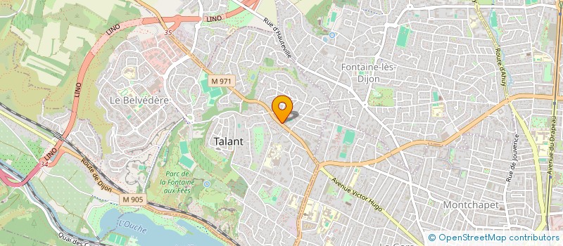 localisation de l'entreprise SC OENOTOUR  TALANT