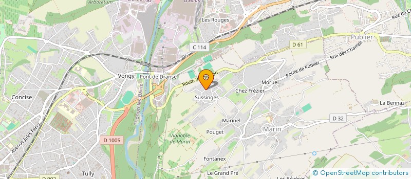 localisation de l'entreprise SC OHL&CO INVEST à MARIN