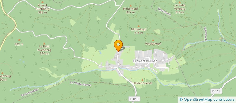 localisation de l'entreprise SC OPALE  ERCKARTSWILLER